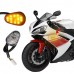 iTobest Flush Mount LED Turn Signal Light for Motorcycles - Compatible with Yamaha YZF R1 R3 R6 R6S FJ 09 FZ MT 07 09 (Clear)ATS ((Small)【Brand: iTobest】【ASIN: B0D9BJBJ9H】【UPC: 748691762394】